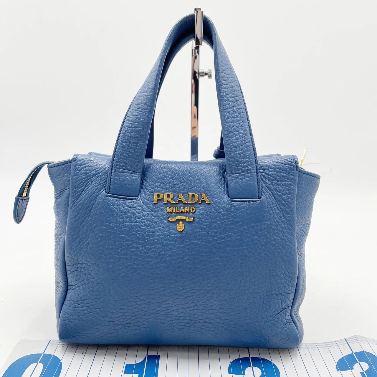 PRADA TWO-WAY BAG (BLUE)