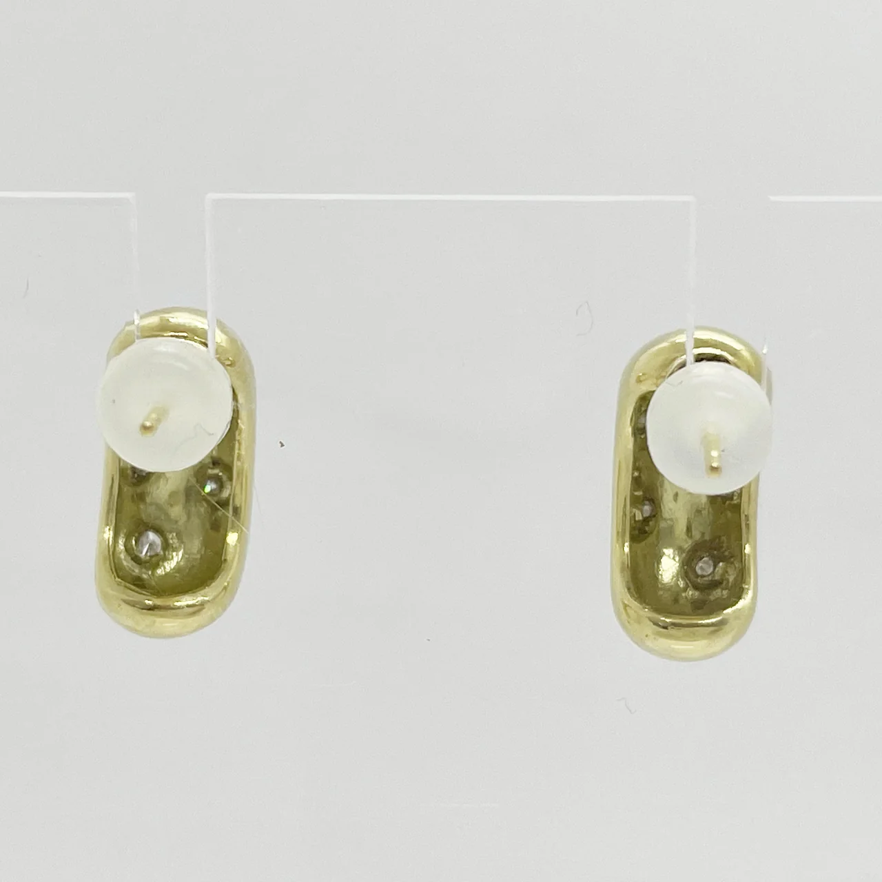 K18 DIAMOND EARRINGS FD0.10CT*2 4.0G view 4