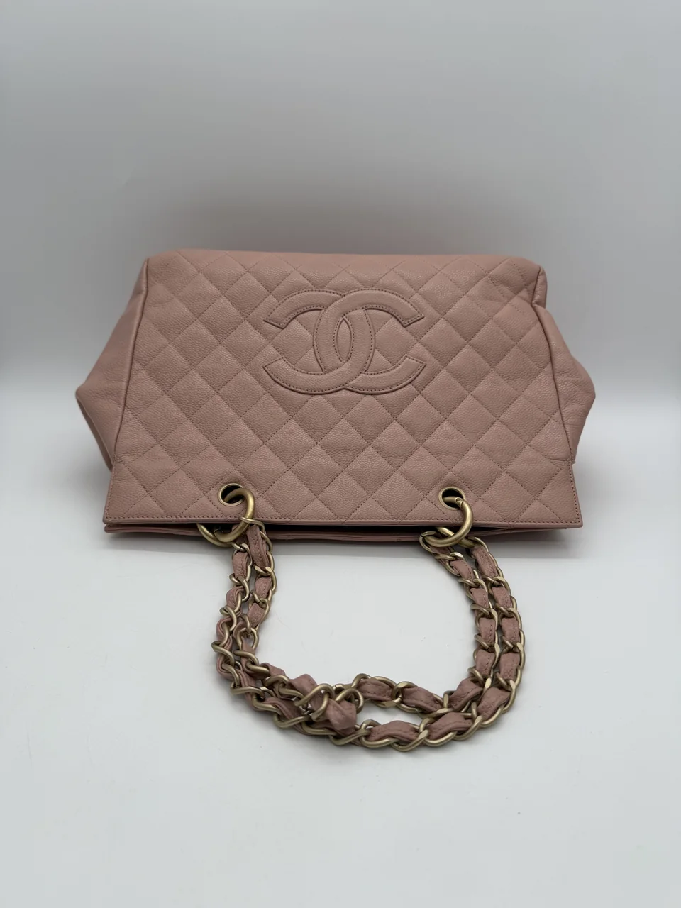 CHANEL CAVIAR COCO MARK CHAIN SHOULDER TOTE (6 SERIAL CODE) view 10