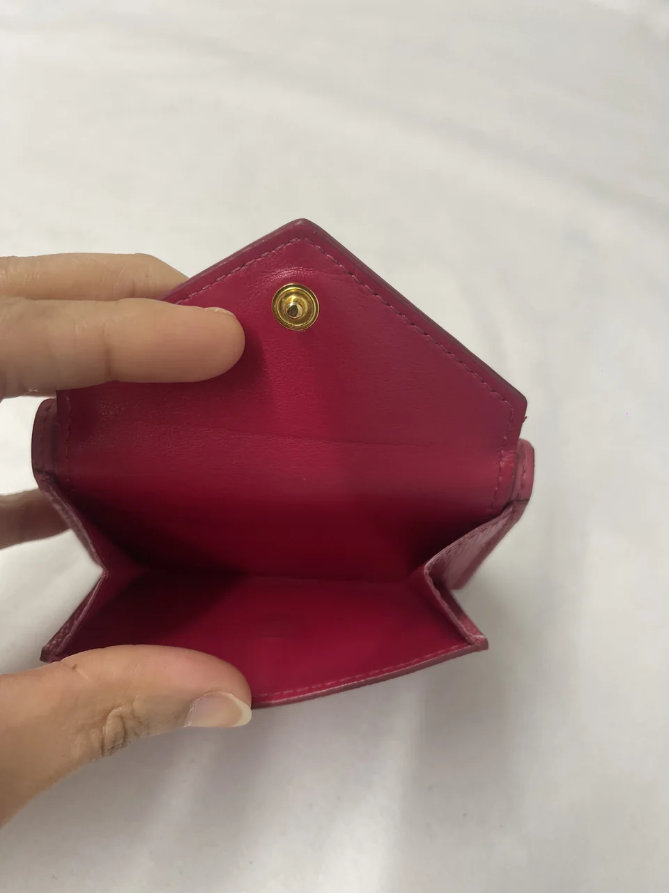PRADA TRIFOLD COMPACT WALLET (PINK) view 10