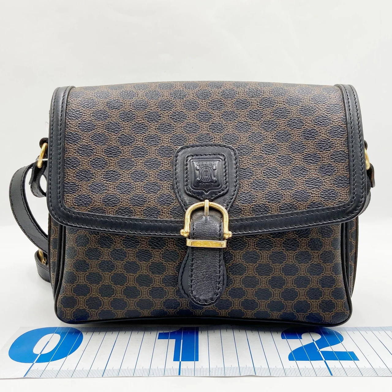 CELINE MACADAM SHOULDER BAG