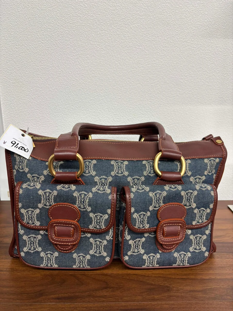 CELINE MACADAM HANDBAG view 2
