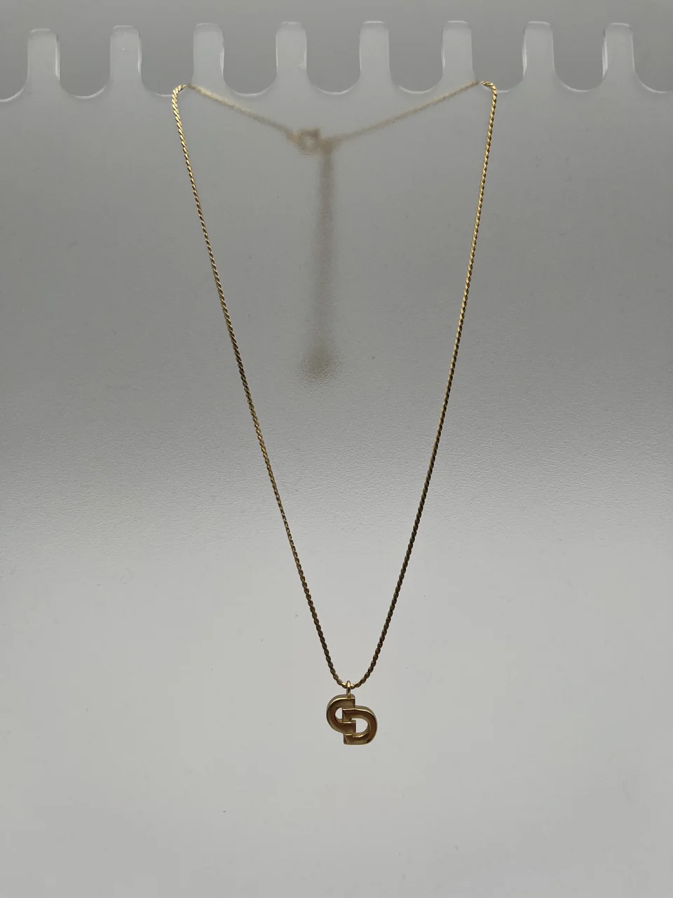 DIOR LOGO NECKLACE view 7