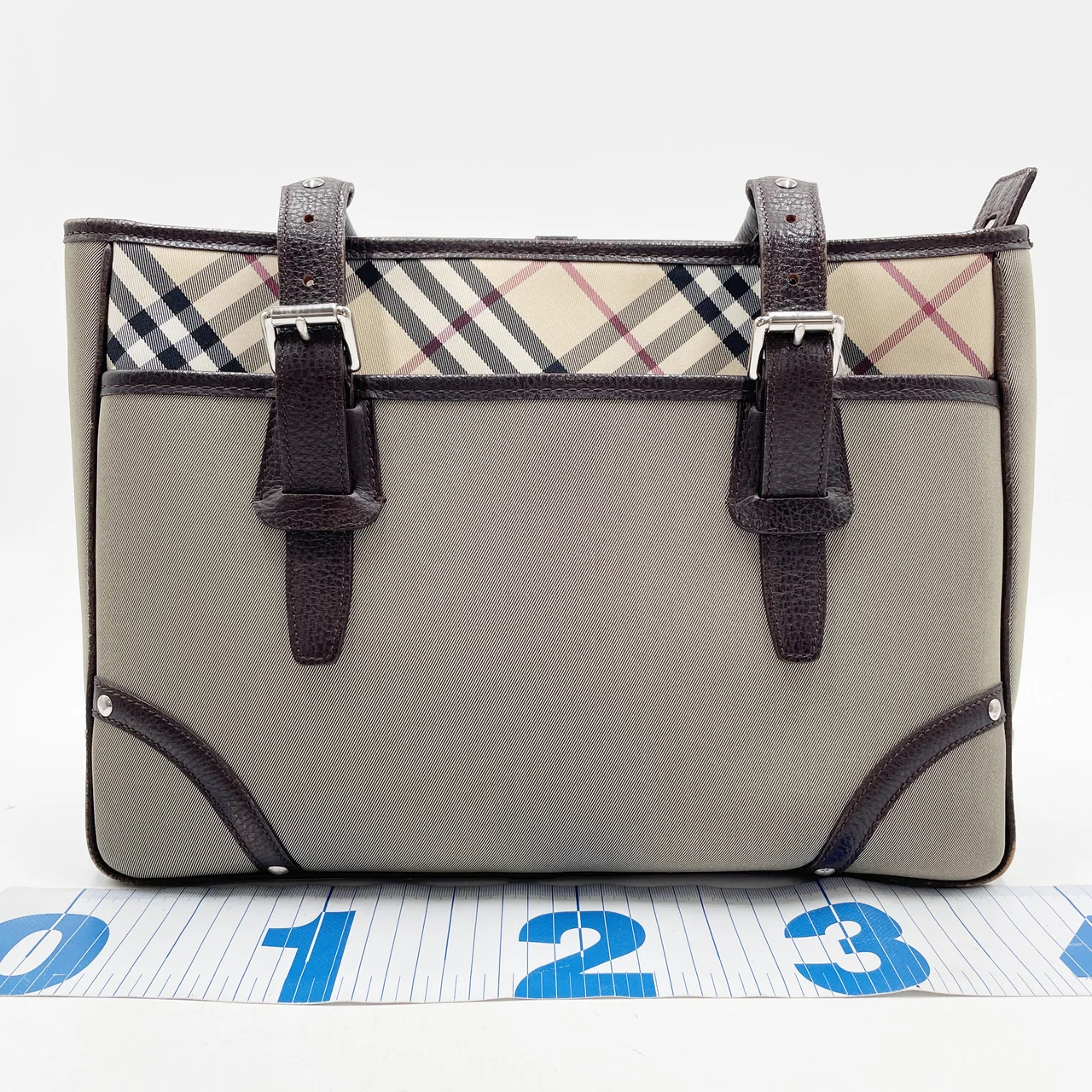 BURBERRY TOTE BAG (GRAY)