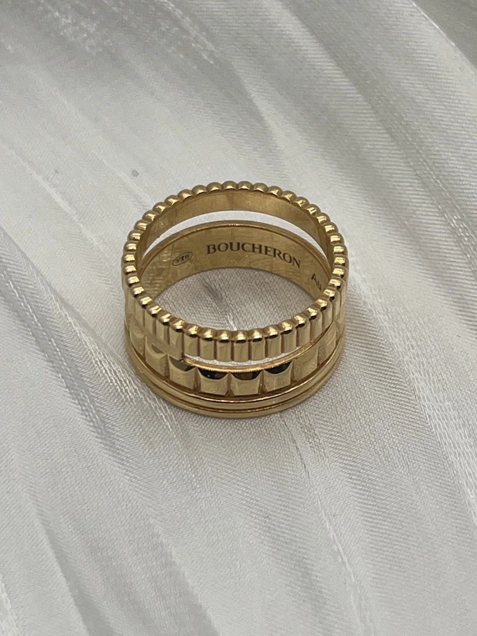 750YG BOUCHERON QUATRE RADIANT RING 8.5G view 7