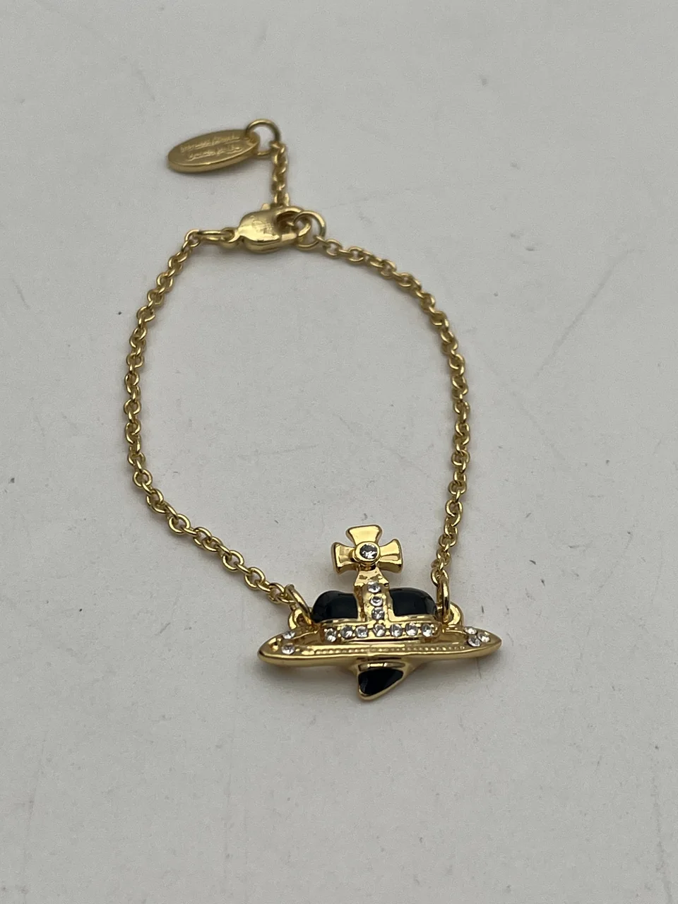 VIVIENNE WESTWOOD ORB BRACELET (BLACK)