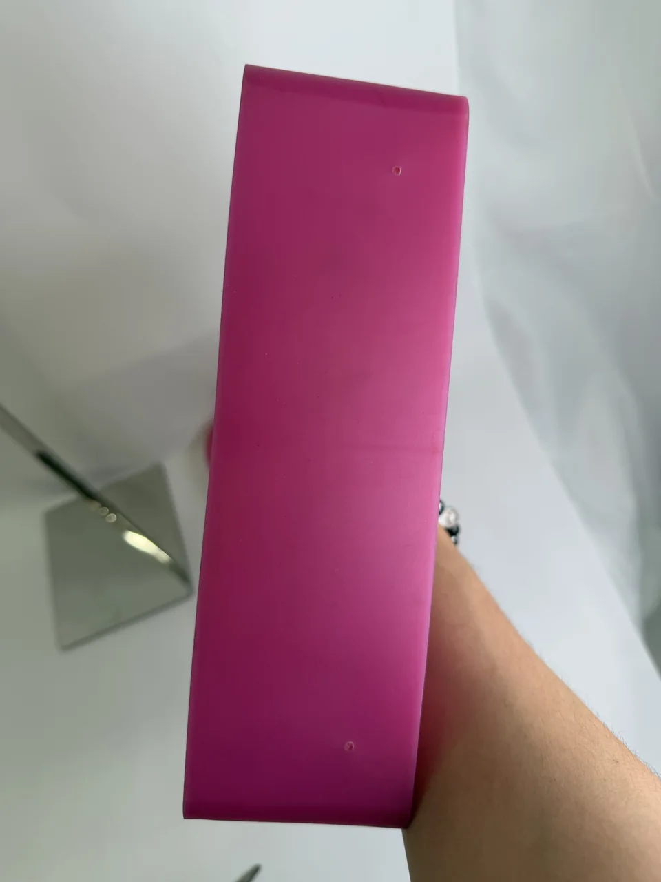 CHANEL RUBBER TOTE BAG (PINK) view 5
