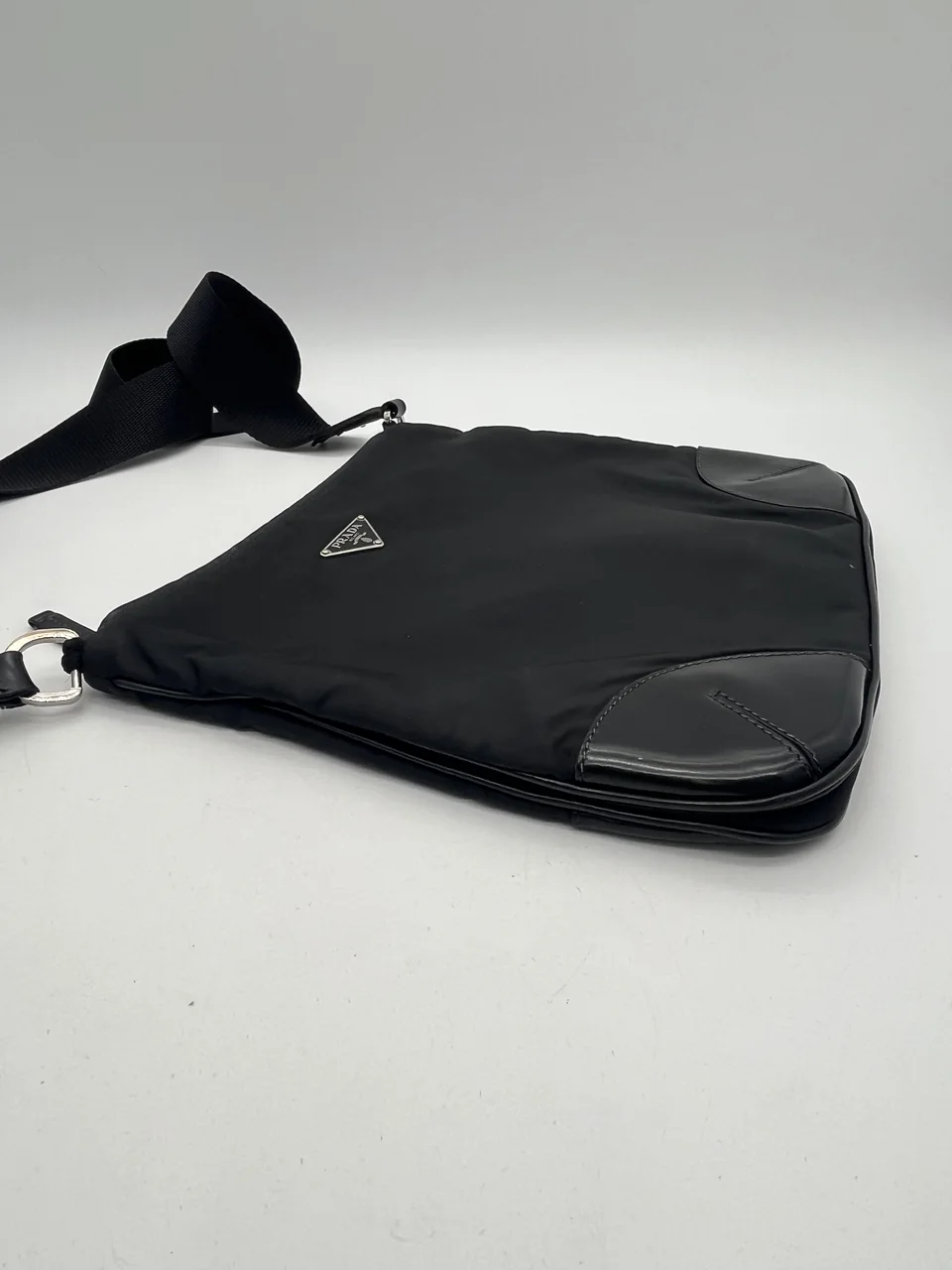 PRADA TESSUTO SHOULDER BAG (BLACK) view 3