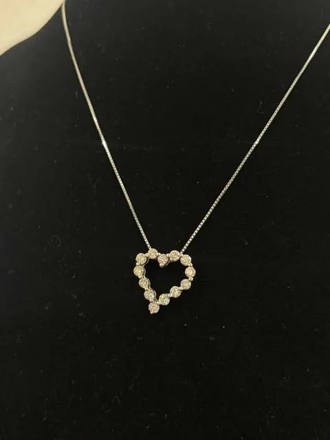 PT900/PT850 DIAMOND NECKLACE D1.00CT 4.22G