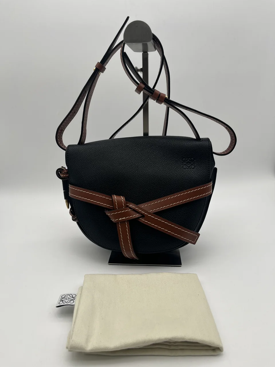 LOEWE GATE SMALL (BLACK/BROWN)