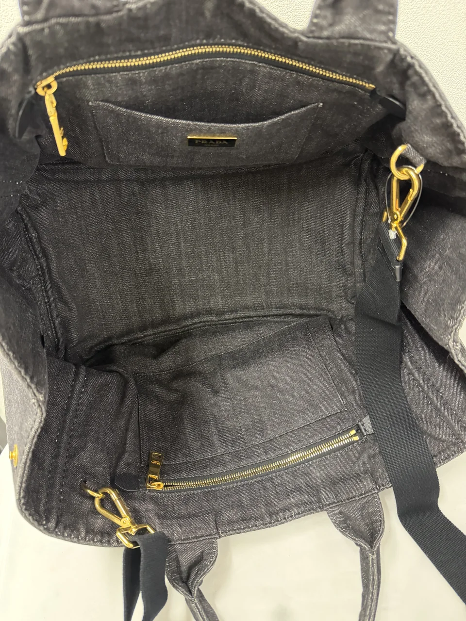 PRADA DENIM CANAPA (BLACK) view 2