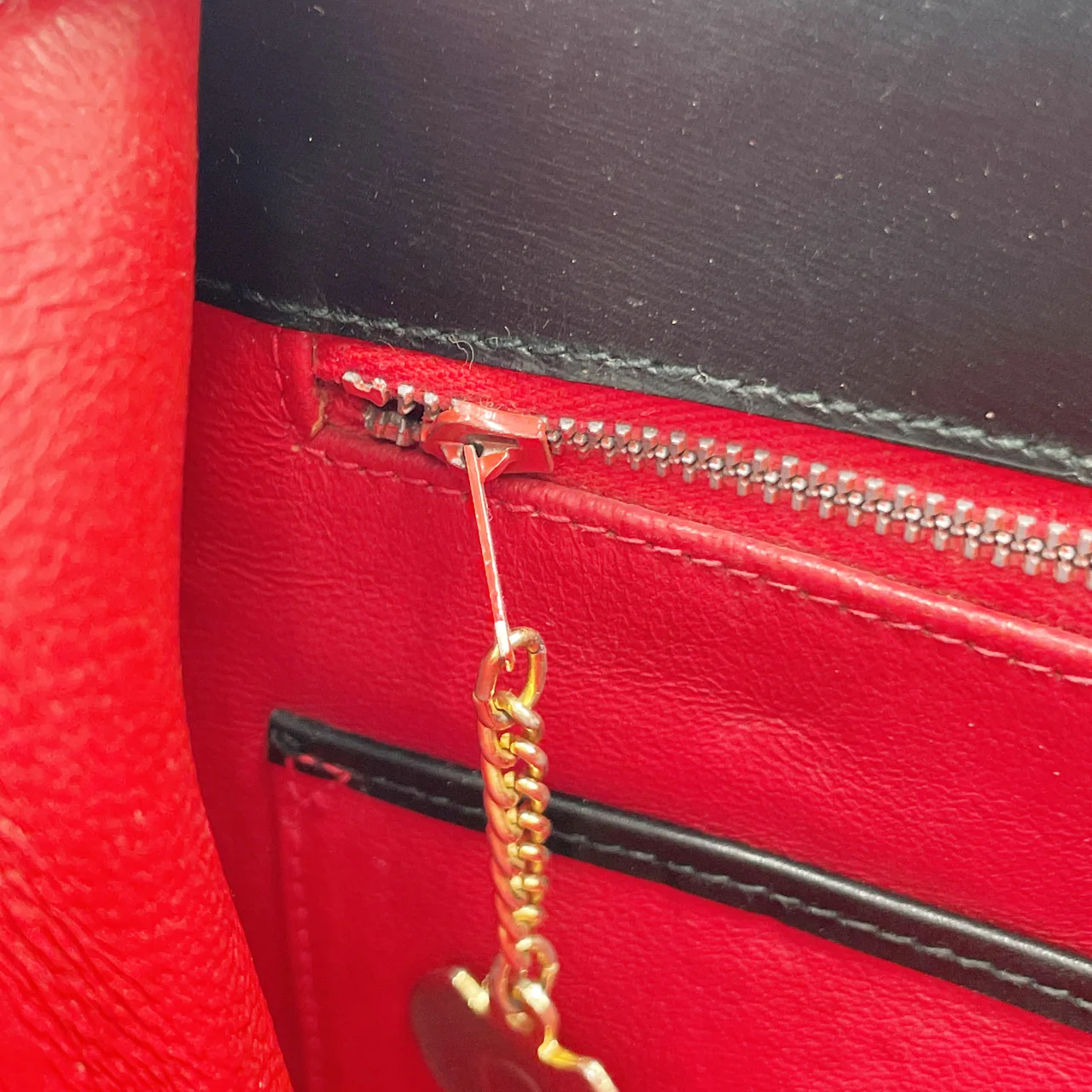 CELINE TWO-WAY BAG (BLACK) view 10