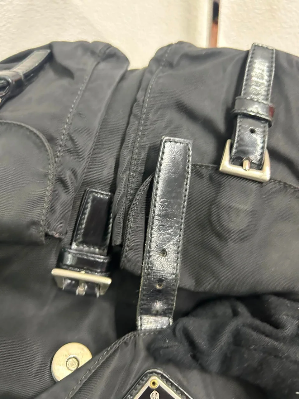 PRADA NYLON BACKPACK (BLACK) view 3