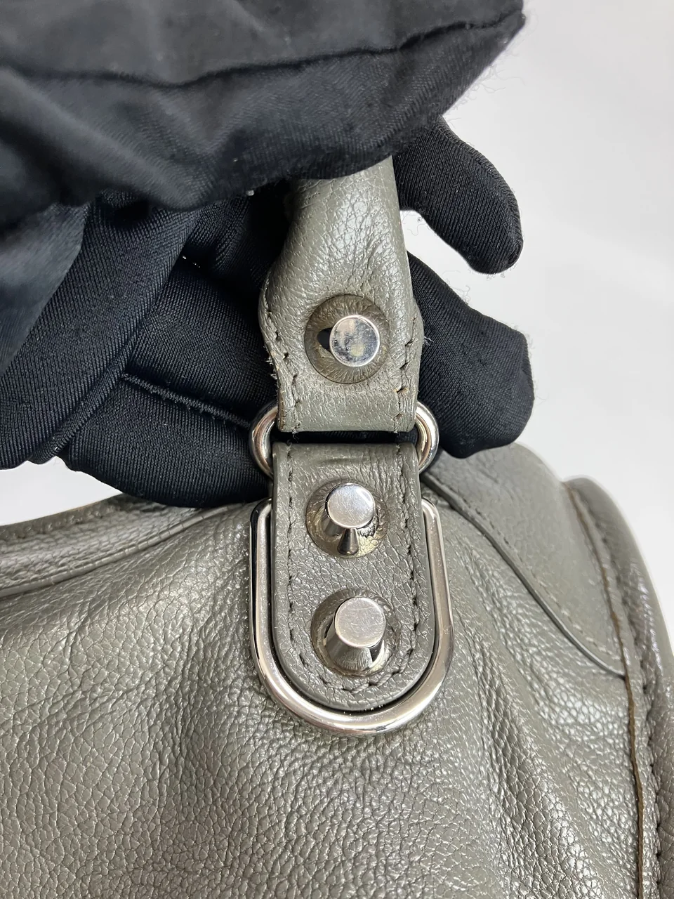 BALENCIAGA NEO CITY TWO-WAY MINI BAG (GRAY) view 25