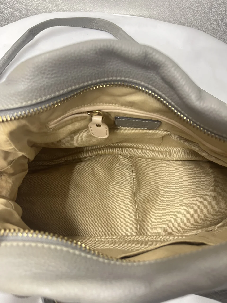 CHLOE PARATY TWO-WAY BAG (LIGHT GRAY) view 10