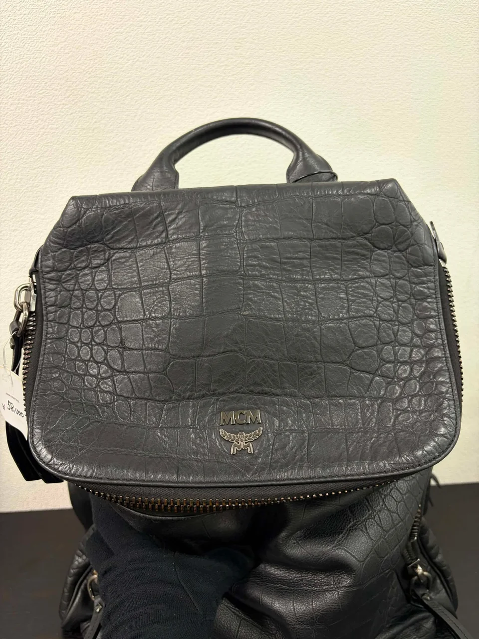 MCM BACKPACK (BLACK) view 9