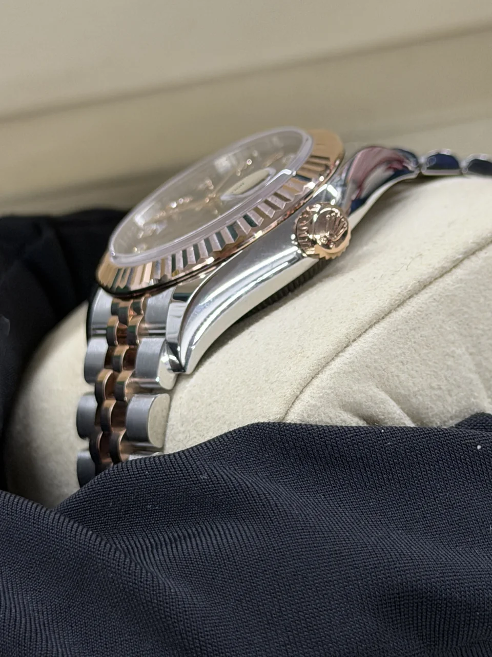 SS X PG/AT ROLEX DATEJUST JUBILEE BRACELET (2025/11/13) view 3