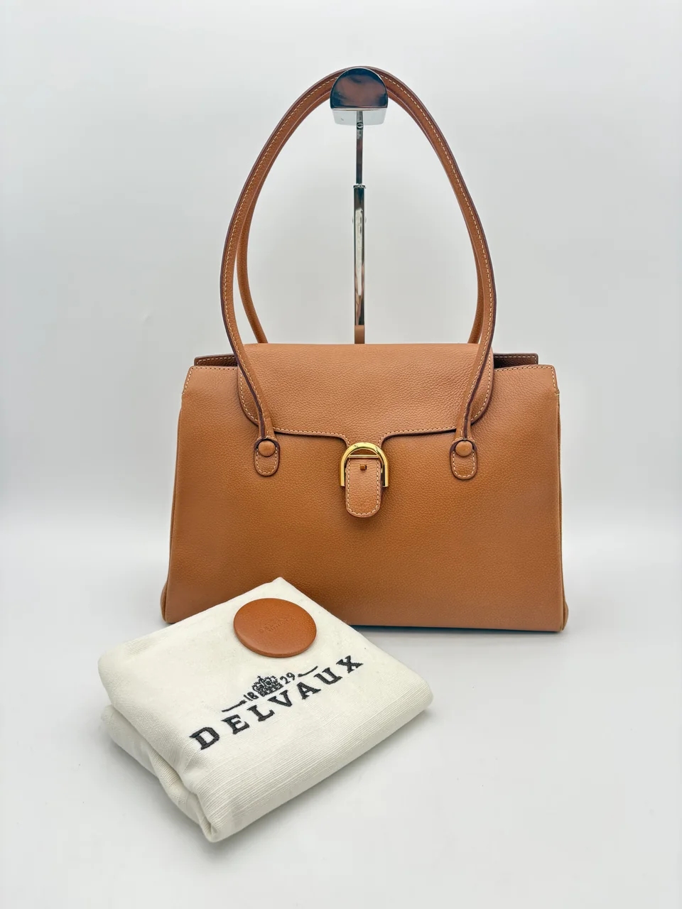 DELVAUX BRILLIANT MM (CAMEL)
