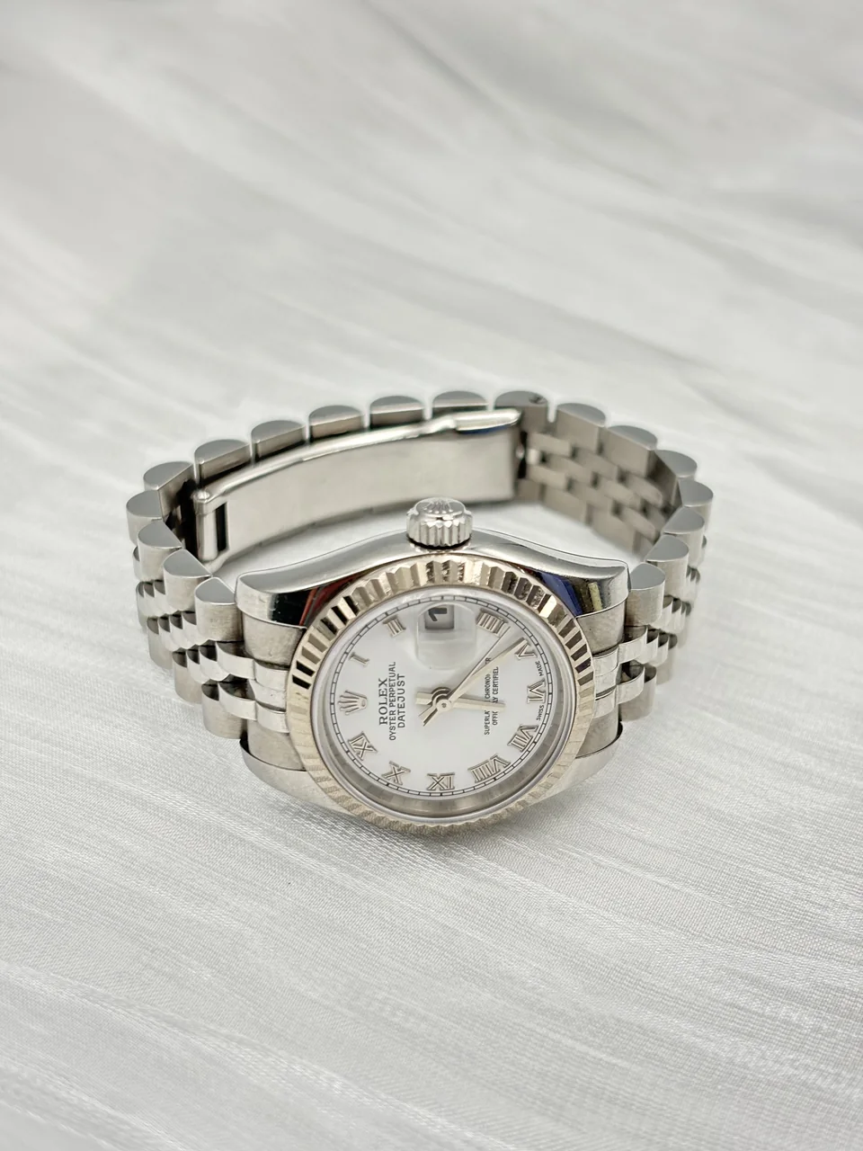 SS X WG/AT ROLEX DATEJUST (179174, D706733) view 9