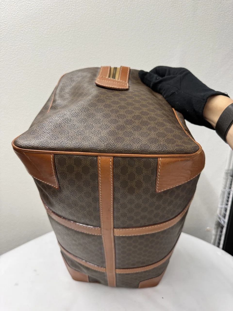 CELINE MACADAM BOSTON BAG view 8