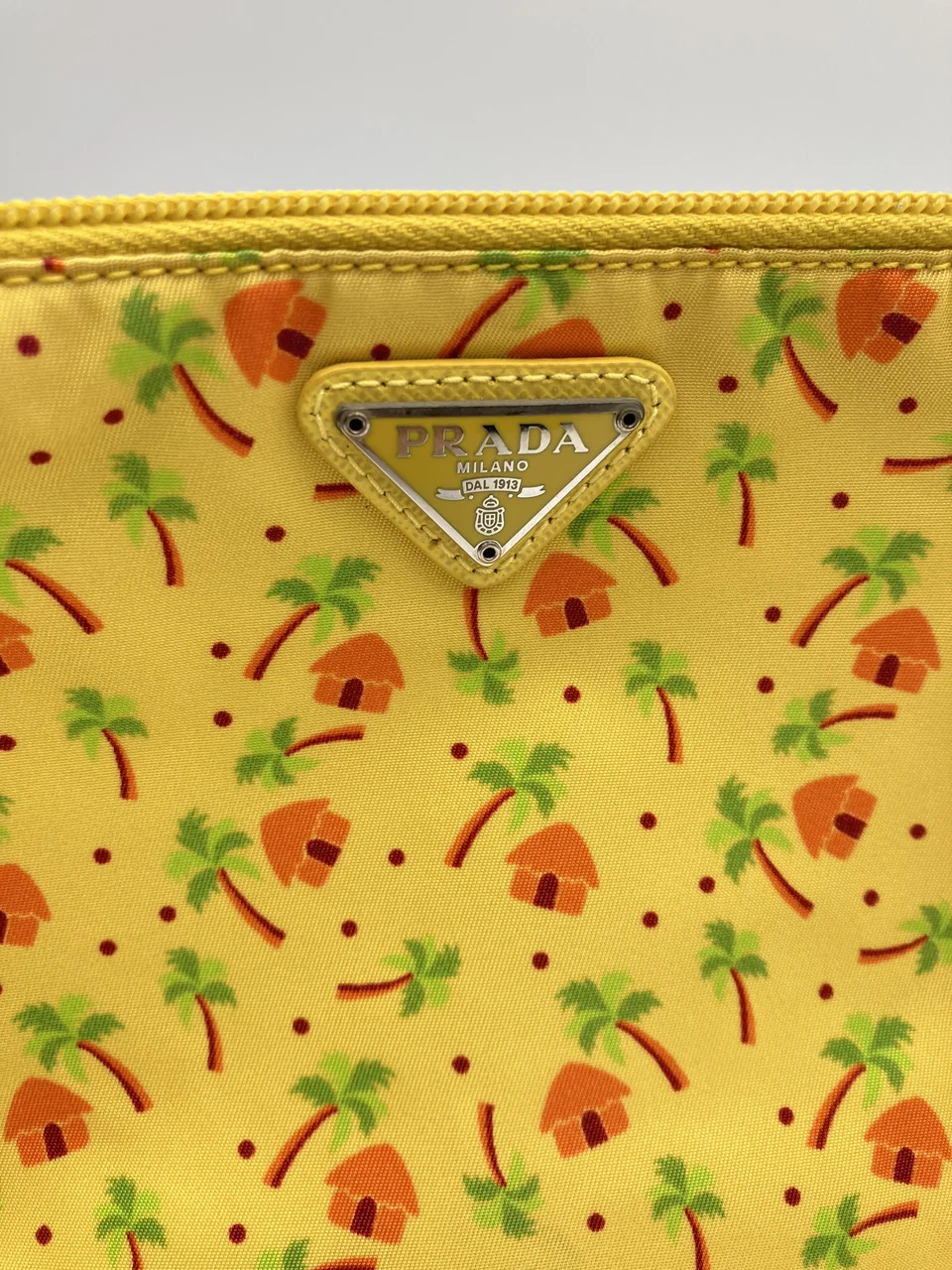 PRADA TESSUTO POUCH (YELLOW) view 12