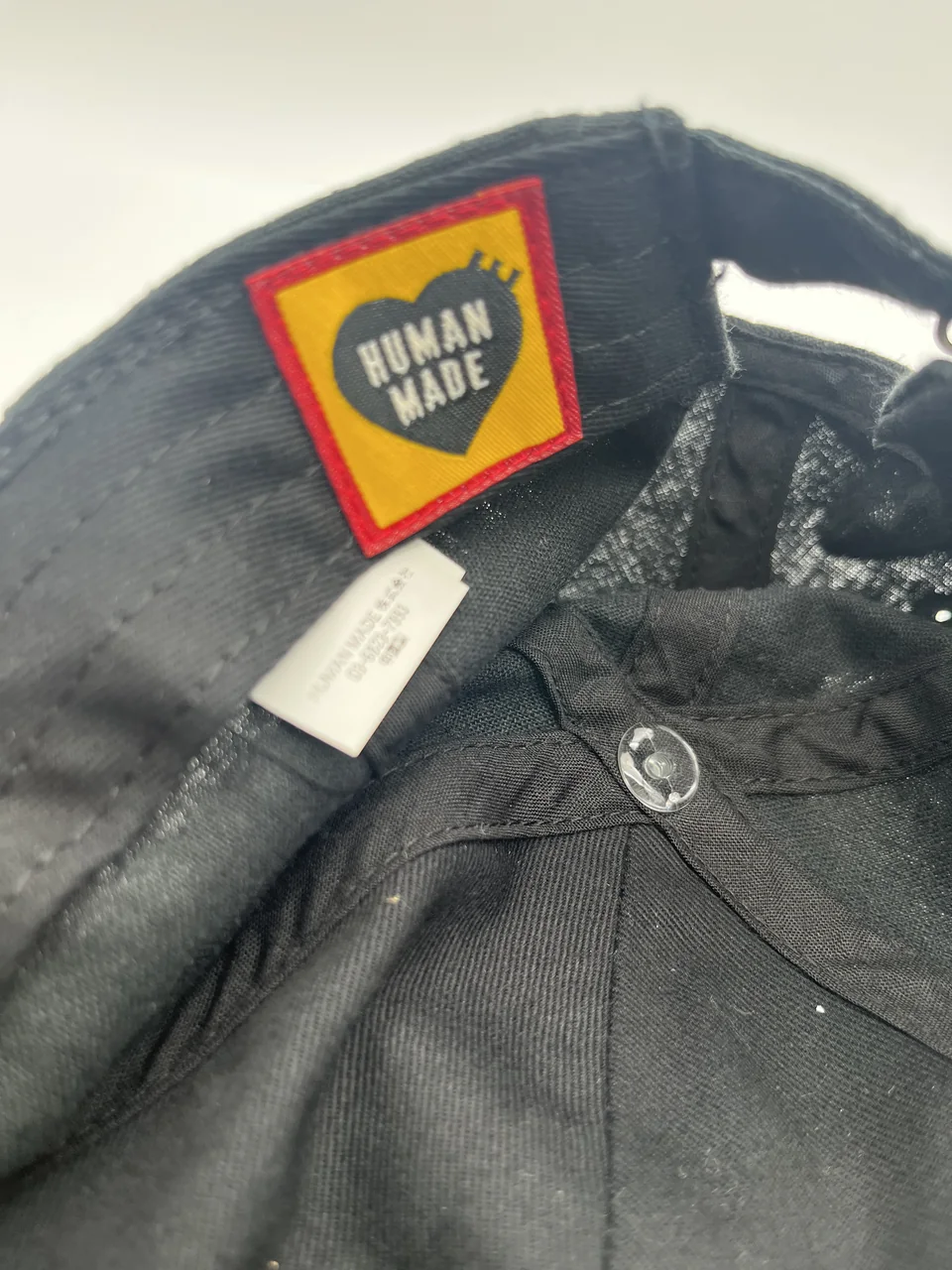 HUMAN MADE CAP BLACK view 3
