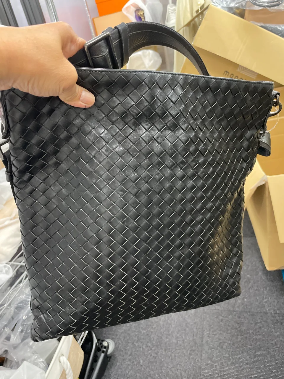 BOTTEGA VENETA INTRECCIATO SHOULDER BAG view 2