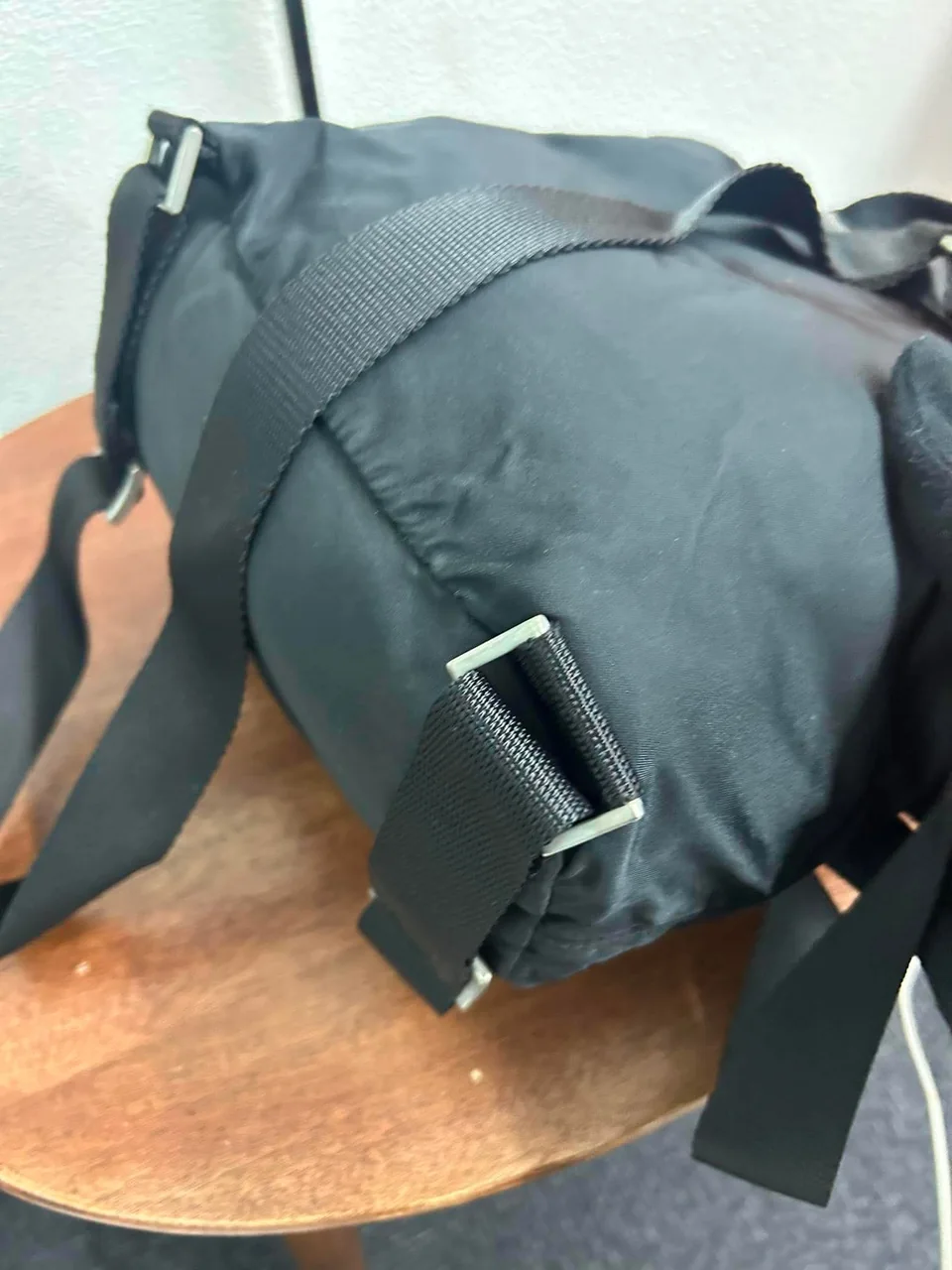 PRADA NYLON BACKPACK (BLACK) view 4