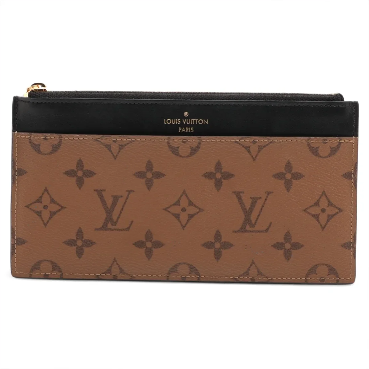 LV MONOGRAM REVERSE SLIM PURSE