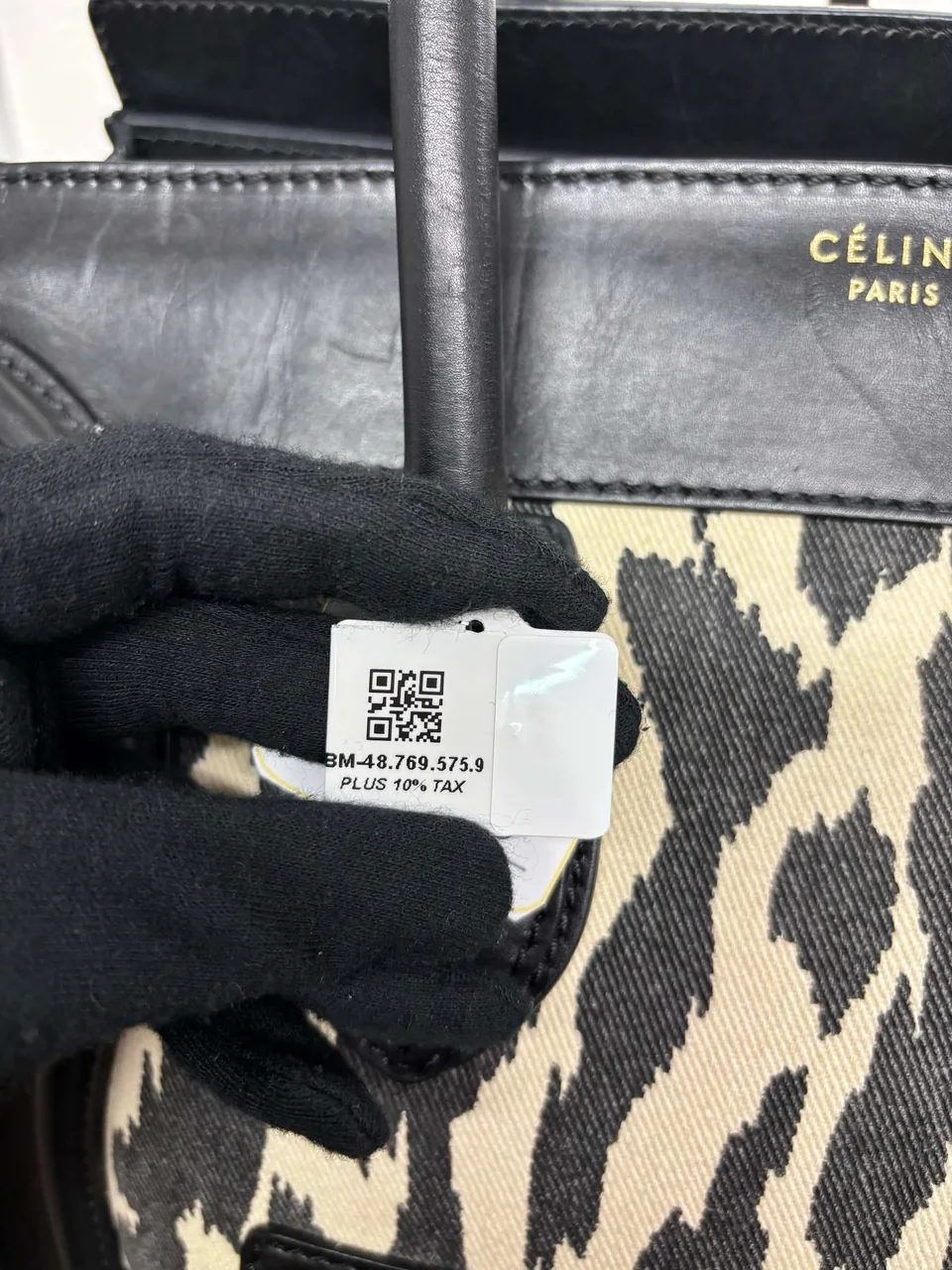 CELINE LUGGAGE MINI (BLACK) view 4