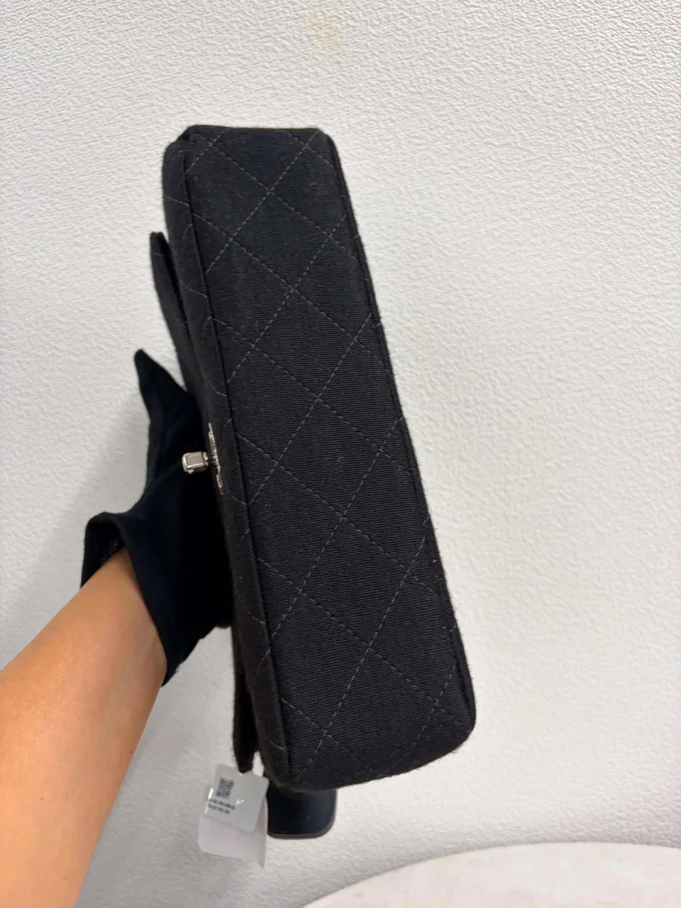 CHANEL COTTON SINGLE FLAP MATELASSE 25 (5 SERIAL CODE) view 6