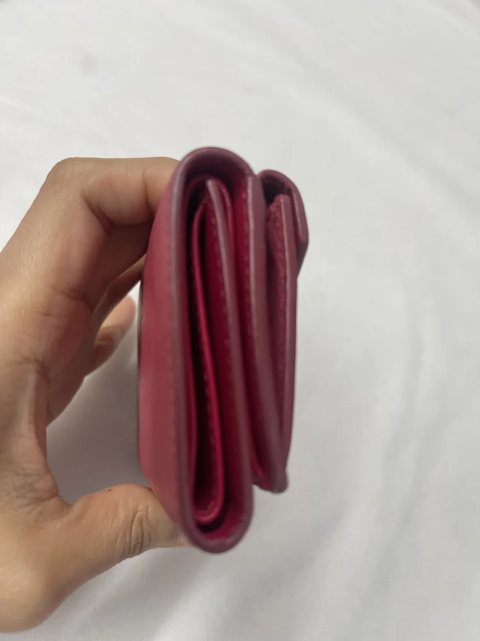PRADA TRIFOLD COMPACT WALLET (PINK) view 7