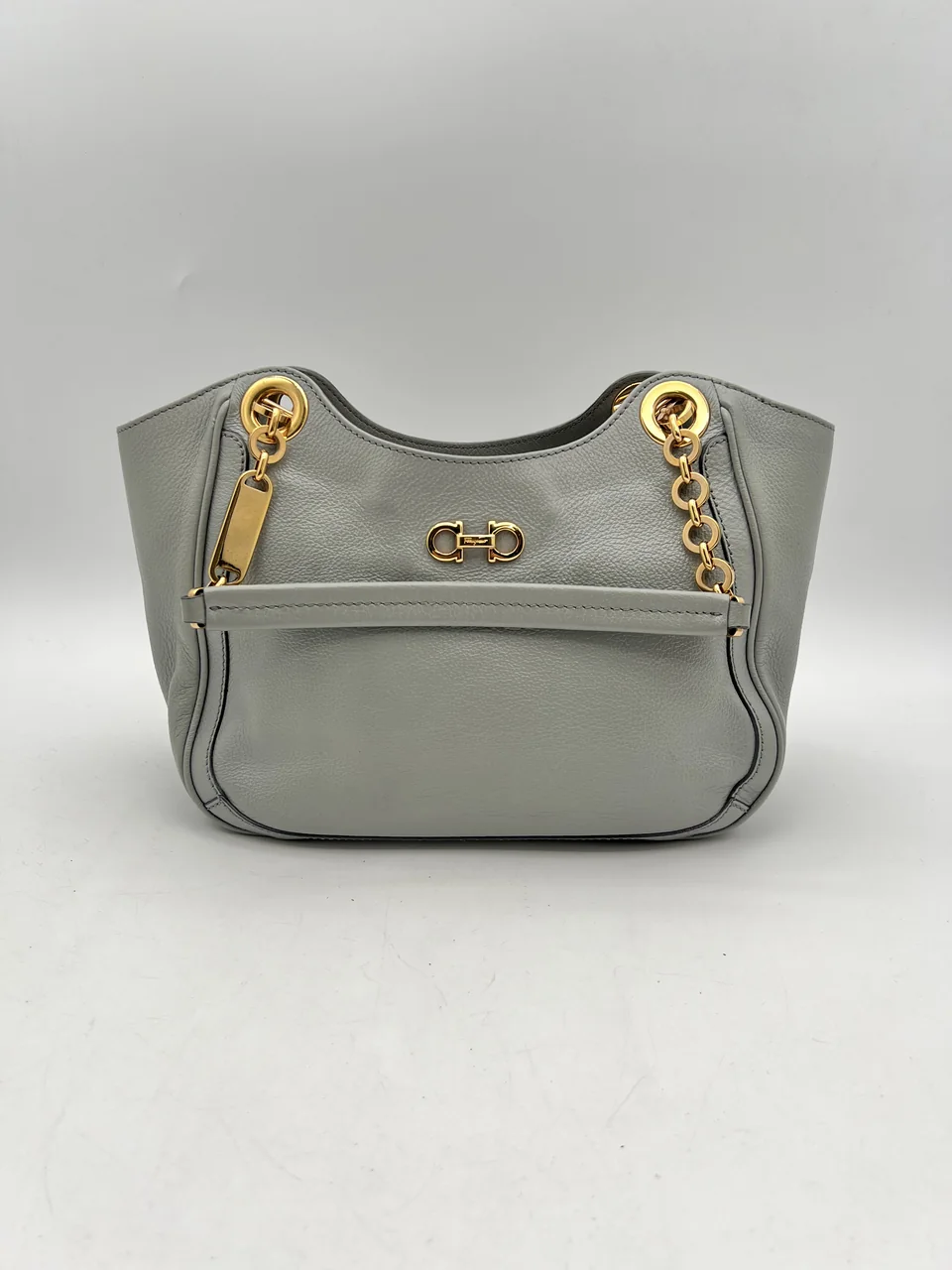 SALVATORRE FERRAGAMO GANCINI CHAIN HANDBAG view 2