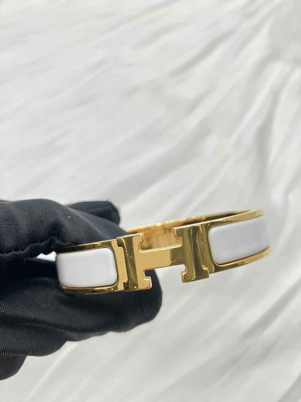 HERMES CLIC H (WHITE) view 5
