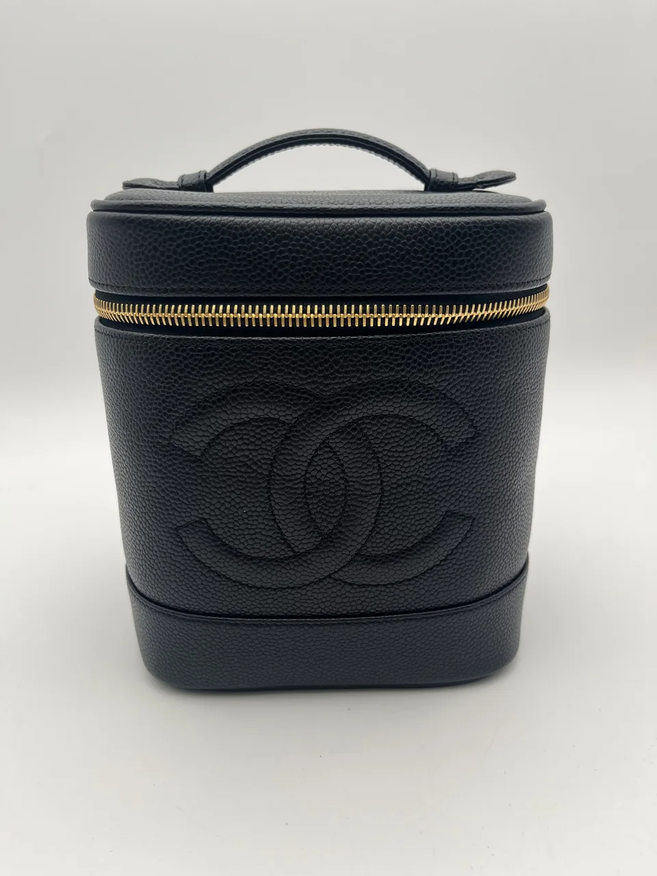 CHANEL CAVIAR COCO MARK VANITY