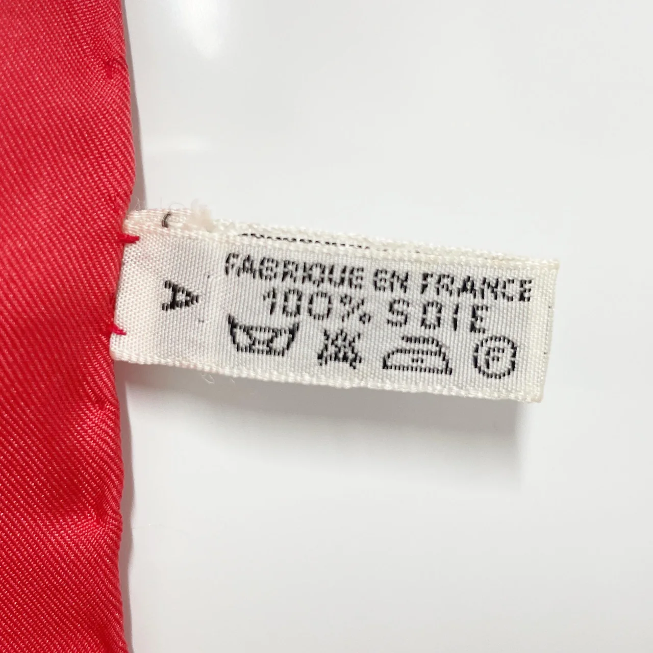 HERMES SCARF (RED) view 6