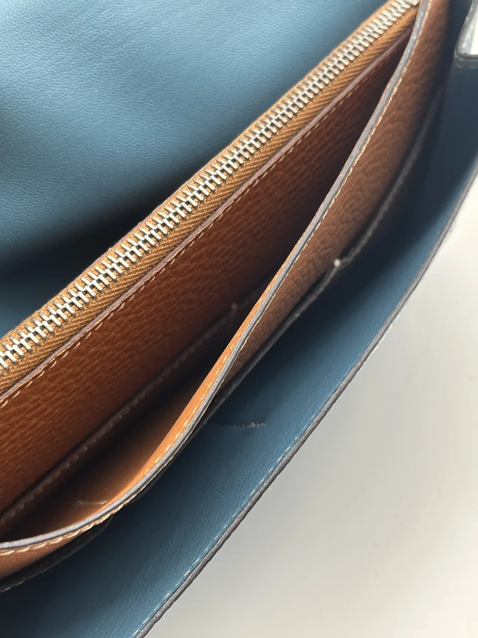 HERMES DOGOM GM (TOGO, BLUE JEAN, □I STAMP) view 5