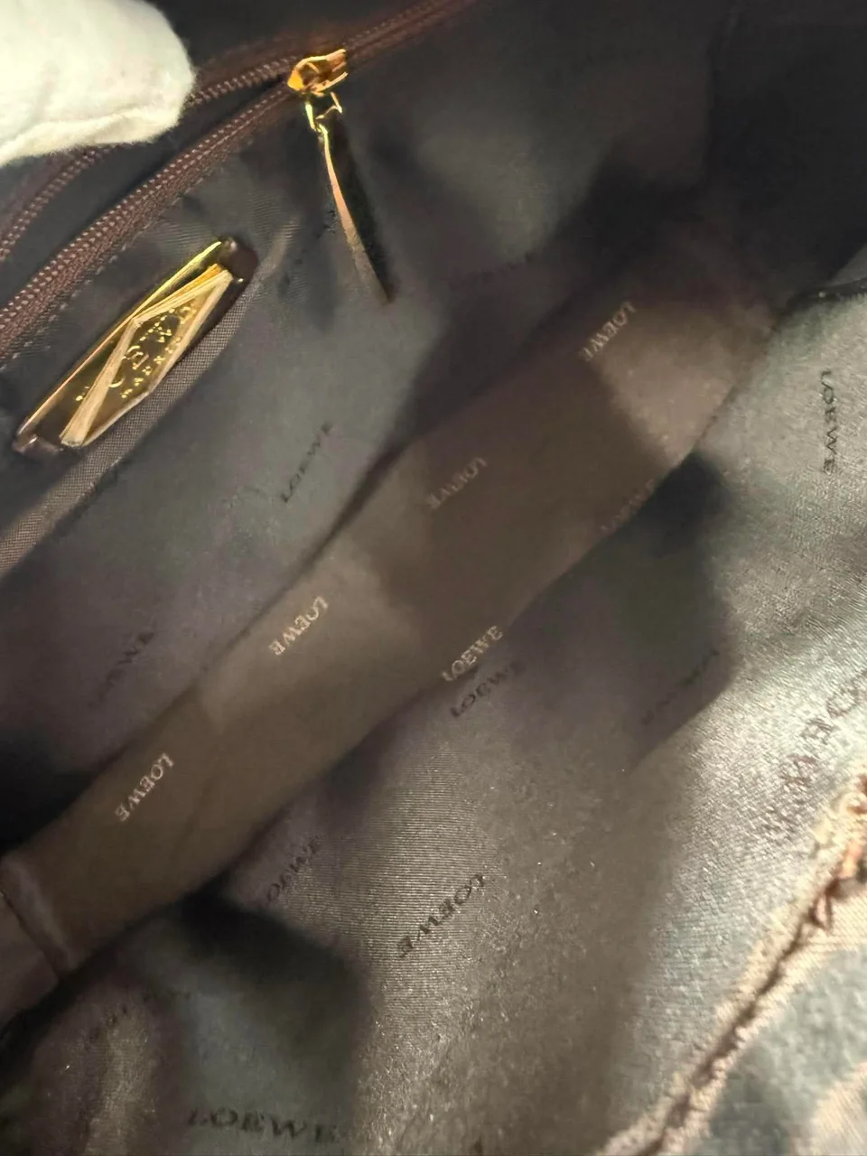 LOEWE TWO-WAY SHOULDER BAG (DARK BROWN) view 7