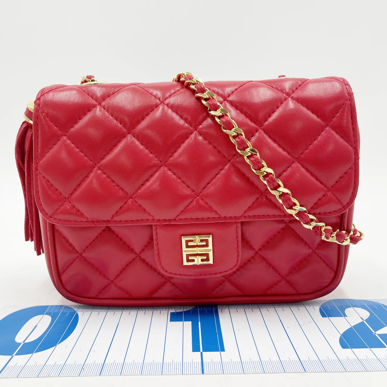 GIVENCHY SHOULDER BAG (RED)