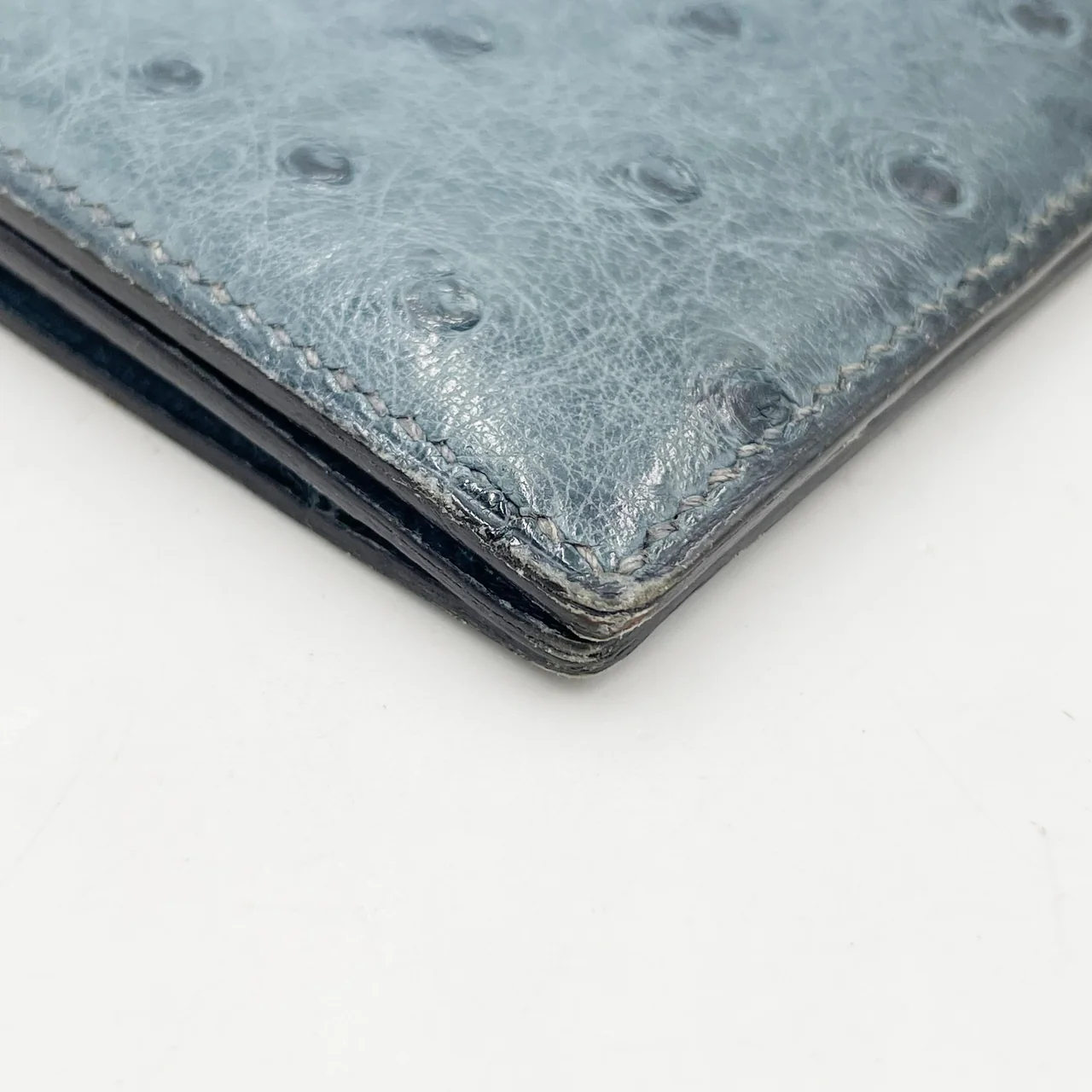 HERMES BIFOLD WALLET (OSTRICH) view 9