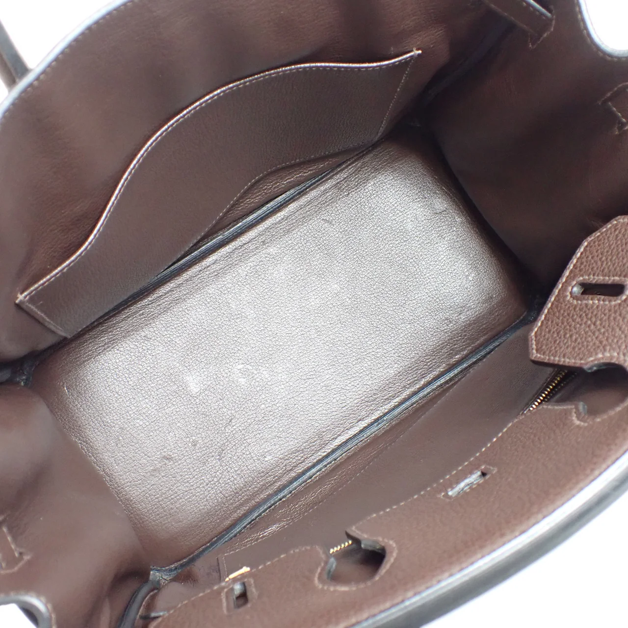 HERMES BIRKIN 30 (TOGO, DARK BROWN, □N STAMP) view 7