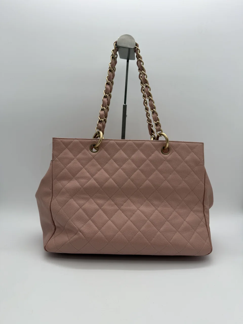CHANEL CAVIAR COCO MARK CHAIN SHOULDER TOTE (6 SERIAL CODE) view 4