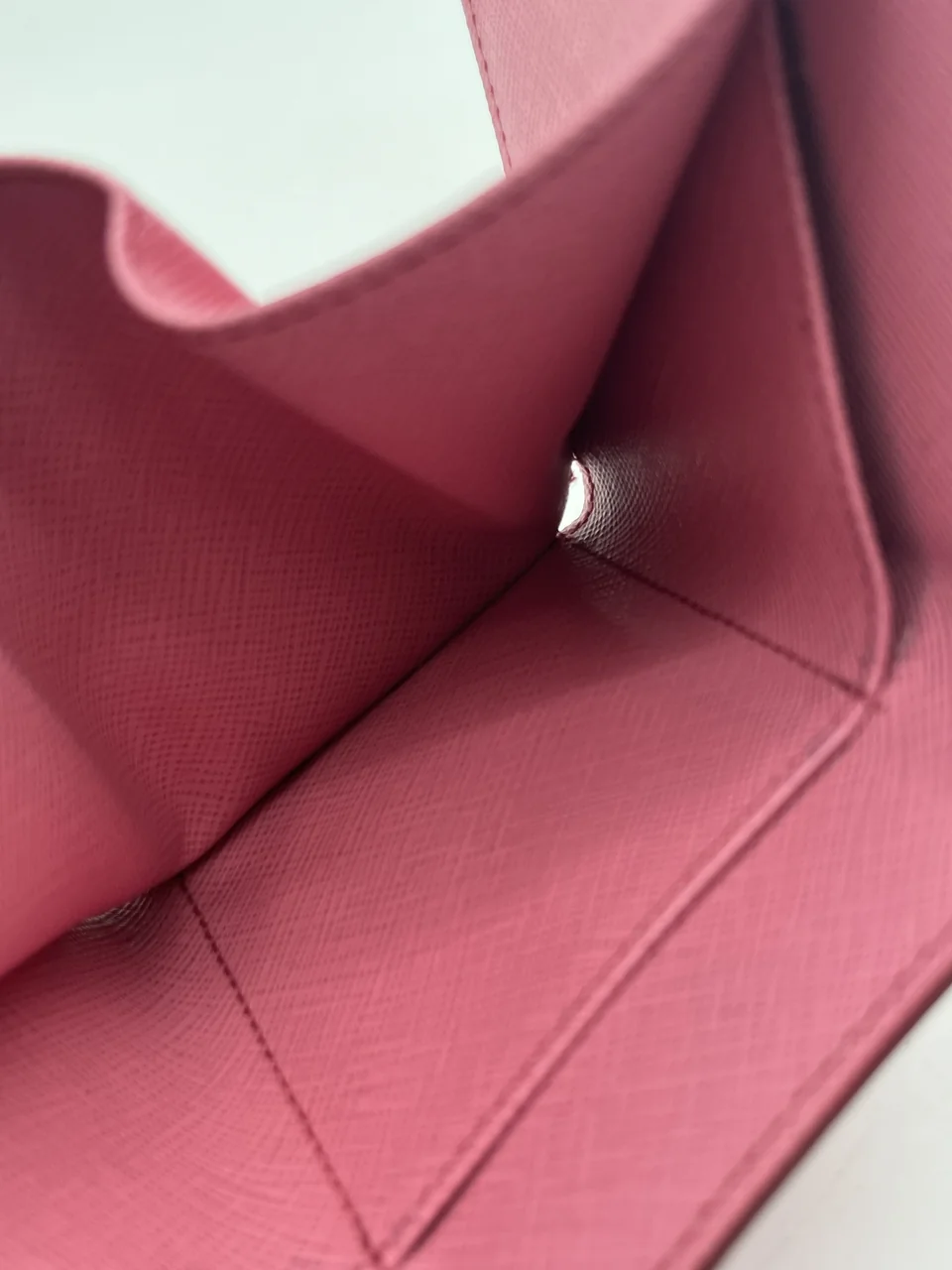 PRADA TRIFOLD WALLET (PINK) photo 6