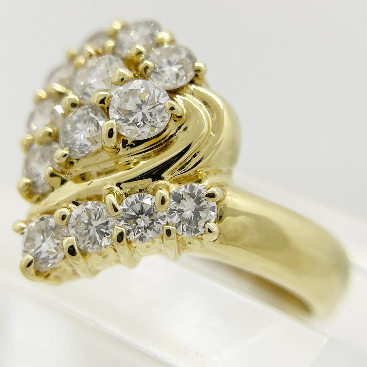 K18 DIAMOND RING FD1.02CTS 4.3G view 4