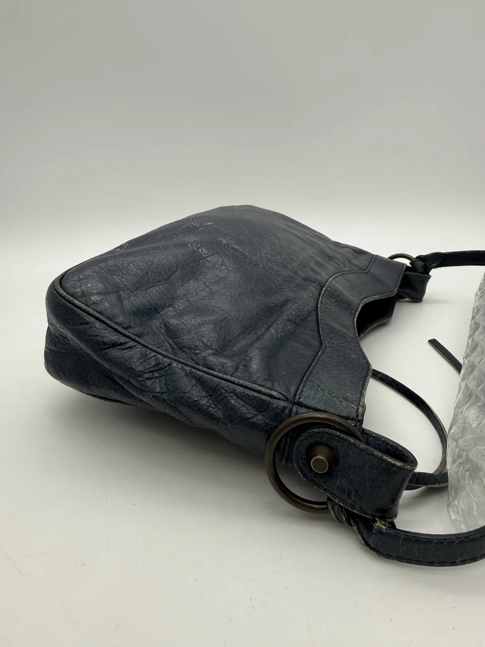 BALENCIAGA THE HIP SHOULDER BAG (BLUE) view 15