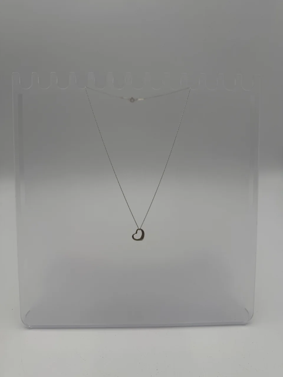 TIFFANY&CO. OPEN HEART NECKLACE hover