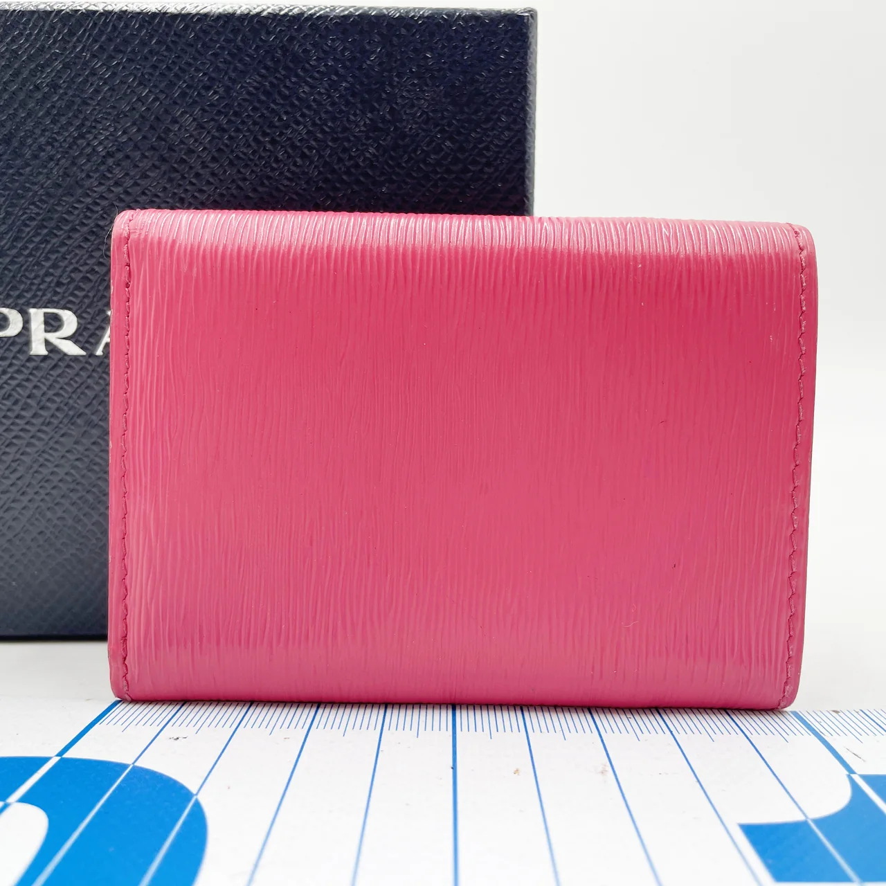 PRADA TRIFOLD COMPACT WALLET (PINK) view 2