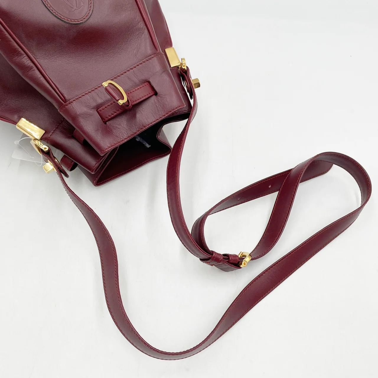 CARTIER SHOULDER BAG (BORDEAUX) view 6