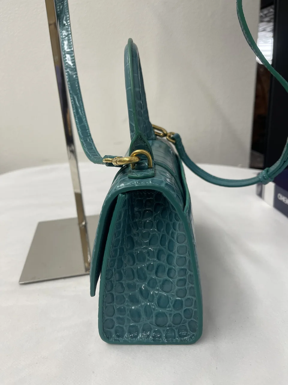 BALENCIAGA CROCO HOURGLASS view 3