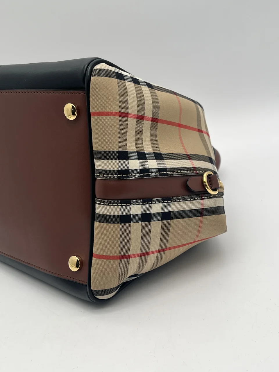BURBERRY NOVA CHECK TWO-WAY BAG view 11